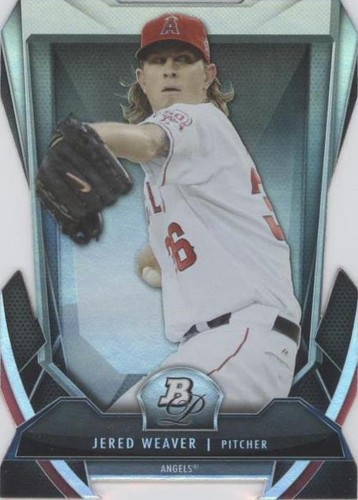 2013 Bowman Platinum - Jered Weaver #CES-JW