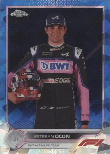 2022 Topps Chrome Sapphire Edition Formula 1 - Esteban Ocon #41