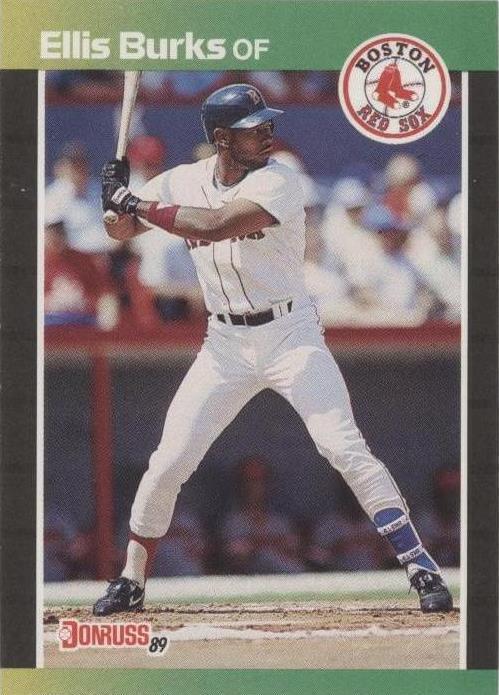 Ellis Burks Boston Red Sox Baseball Sports Trading Cards