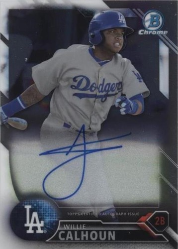 2016 Bowman Chrome - Willie Calhoun #BCAP-WC