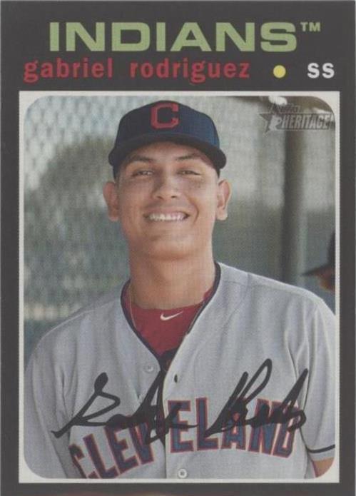 2020 Topps Heritage Minor League Edition - Gabriel Rodriguez #158