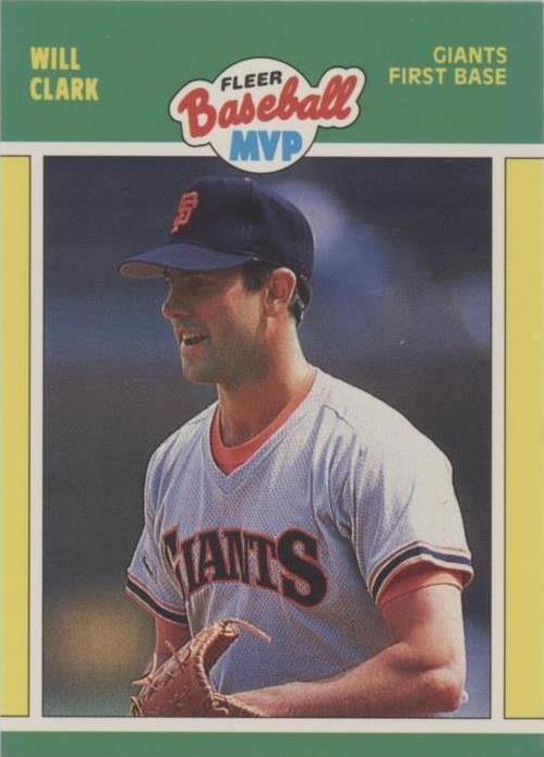 Fleer 1989 Jugador Más Valioso de Béisbol - Will Clark #7