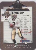 2001 Fleer Game Time Aaron Brooks #8 E