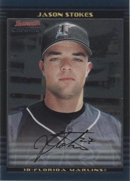 2002 Bowman Chrome Draft Picks & Prospects - Jason Stokes #BDP132