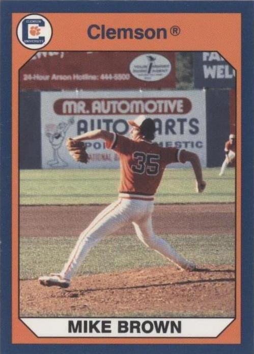 1990 Collegiate Collection Clemson Tigers - Mike Brown #86