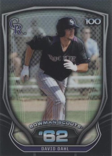 2015 Bowman - David Dahl #BTP-62