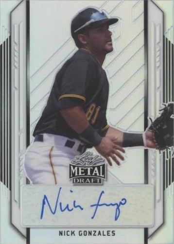 2021 Leaf Metal Draft - Nick Gonzales #BA-NG2