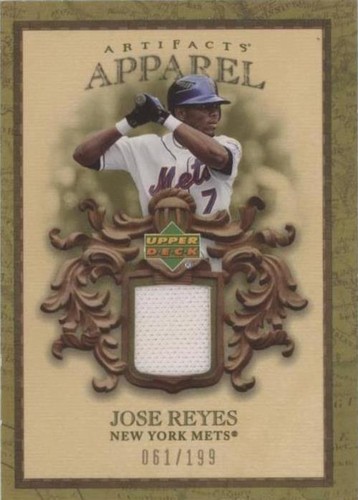 2007 Upper Deck Artifacts - Jose Reyes #MLB-RE