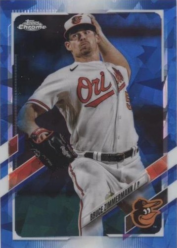 2021 Topps Chrome Update Series Sapphire Edition - Bruce Zimmermann #US24