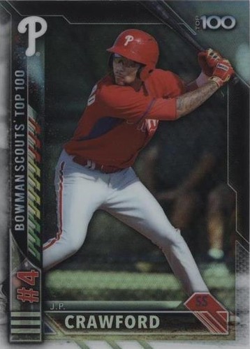 2016 Bowman - J.P. Crawford #BTP-4