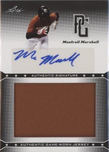 2013 Leaf Perfect Game Showcase - Montrell Marshall #JA-MM1