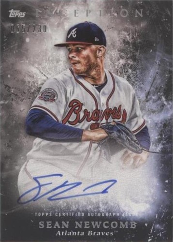 2018 Topps Inception - Sean Newcomb #RES-SN