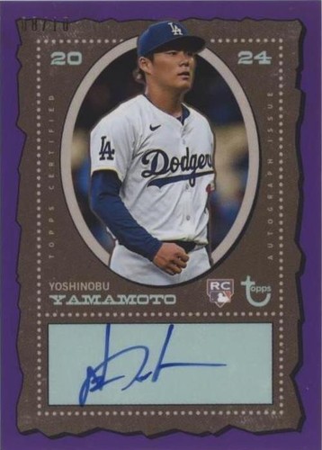 2024 Topps Brooklyn Collection - Yoshinobu Yamamoto #AC-YY