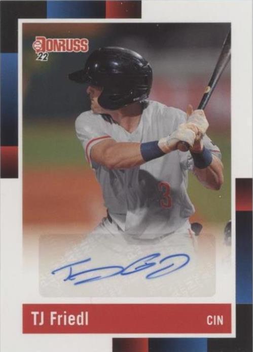 2022 Panini Donruss - T.J. Friedl #R88S-TF