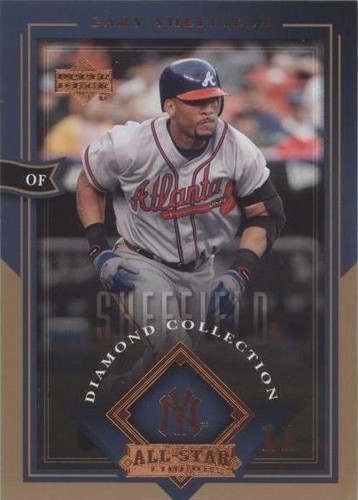 2004 Upper Deck Diamond Collection All-Star Lineup - Gary Sheffield #9