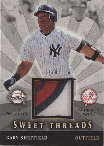 2004 Upper Deck Sweet Spot - Gary Sheffield #STS-GS