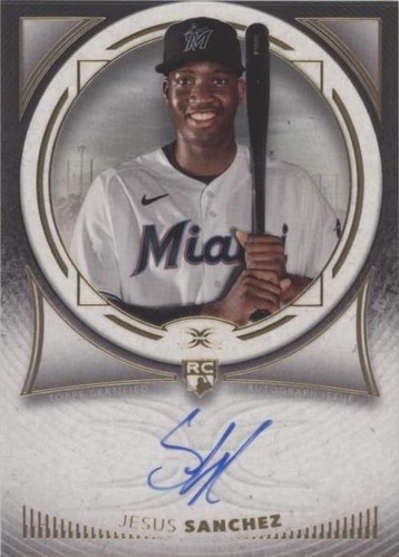 2021 Topps Definitive Collection - Jesus Sanchez #DRA-JS1