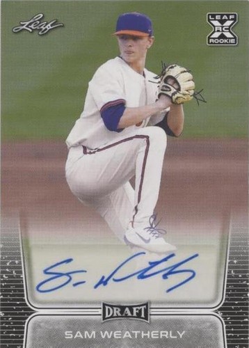 2020 Leaf Draft - Sam Weatherly #BA-SW1