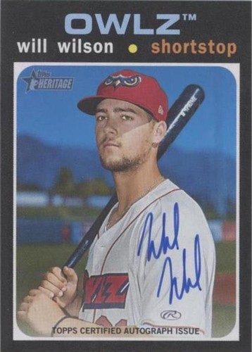 2020 Topps Heritage Minor League Edition - Will Wilson #ROA-WW