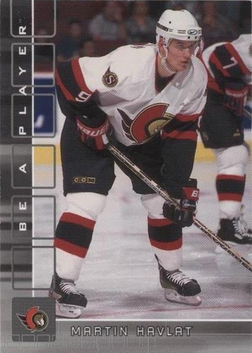 2001-02 In the Game Be A Player Memorabilia - Martin Havlat #41