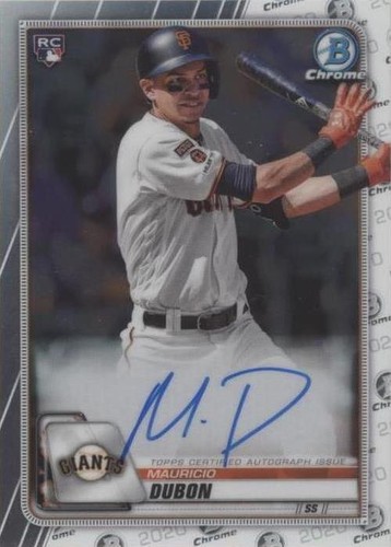 2020 Bowman Chrome - Mauricio Dubon #CRA-MD