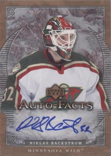 2007-08 Upper Deck Artifacts - Nicklas Backstrom #AF-NB