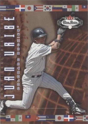 2002 Fleer Box Score - Juan Uribe #223