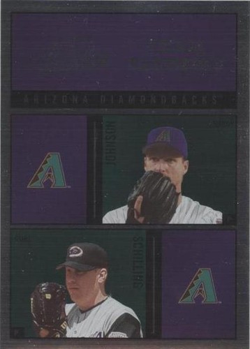 2003 Playoff Absolute Memorabilia - Curt Schilling Randy Johnson #TTA-7