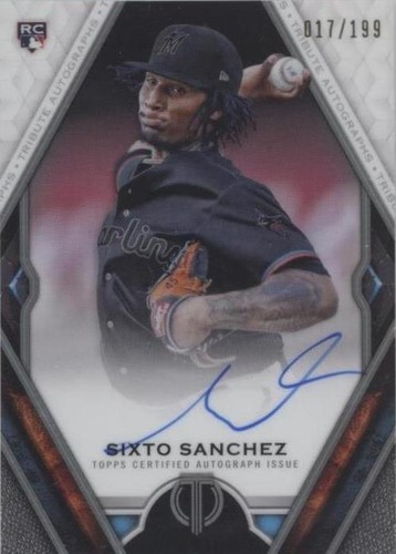 2021 Topps Tribute - Sixto Sanchez #TA-SS