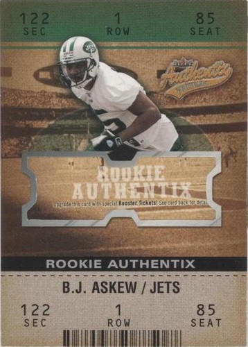 2003 Fleer Authentix B.J. Askew #111