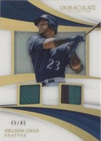 2018 Panini Immaculate Collection - Nelson Cruz #SBM-NC