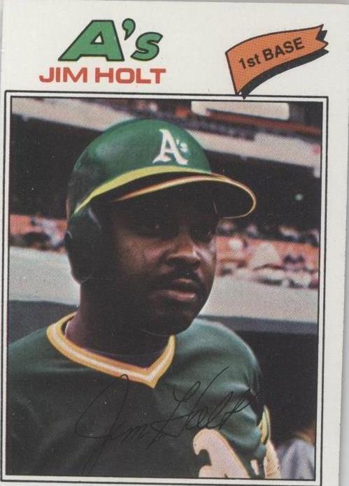 1977 Topps - Jim Holt #349