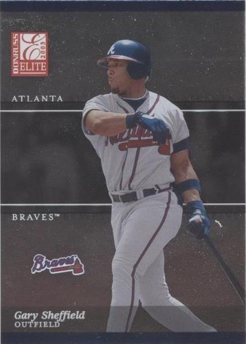 2003 Donruss Elite - Gary Sheffield #90