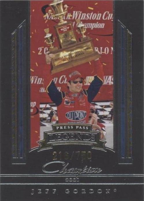 2005 Press Pass Legends - Jeff Gordon #43G