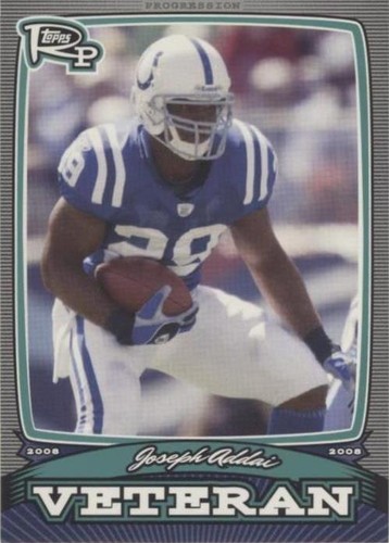 2008 Topps Rookie Progression Joseph Addai #PV-JA