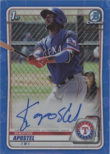 2020 Bowman Chrome Sapphire Edition - Sherten Apostel #BSPA-SA