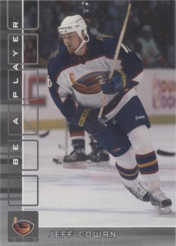 2001-02 In the Game Be A Player Memorabilia - Jeff Cowan #449