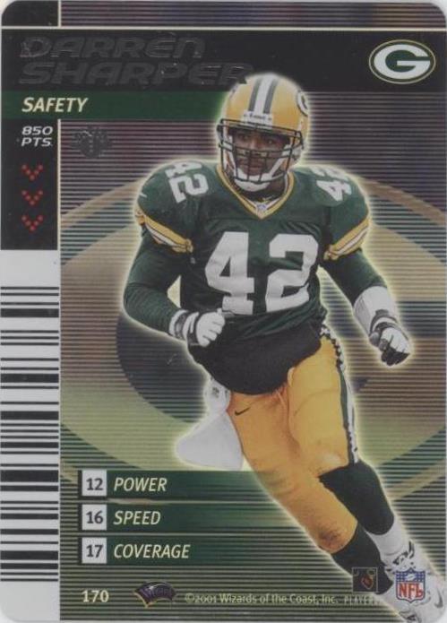 2001-02 NFL Showdown 1st Edition Darren Sharper #170