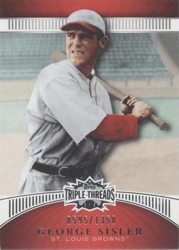 2010 Topps Triple Threads - George Sisler #99
