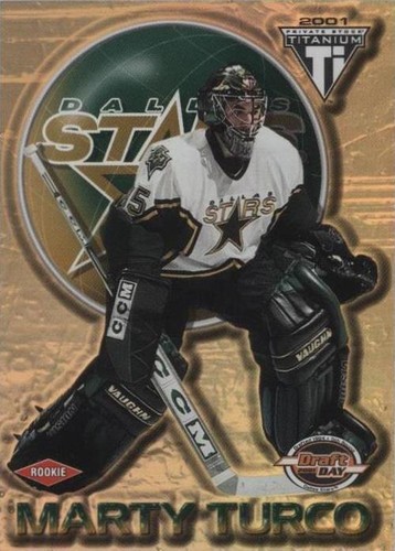 2000-01 Pacific Private Stock Titanium Draft Edition - Marty Turco #116