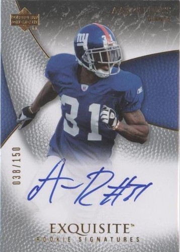 2007 Upper Deck Exquisite Collection Aaron Ross #61
