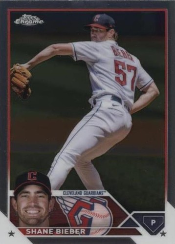 2023 Topps Chrome - Shane Bieber #118