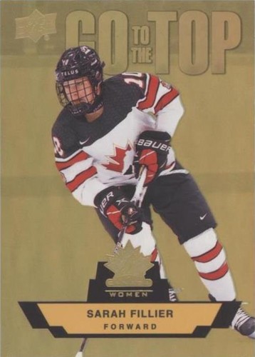 2023 Upper Deck Team Canada Juniors - Sarah Fillier #GT-1