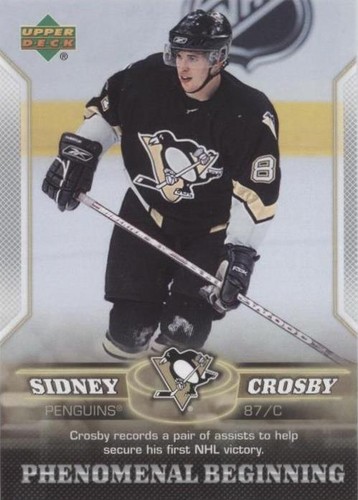 2005-06 Upper Deck Phenomenal Beginning - Sidney Crosby #6