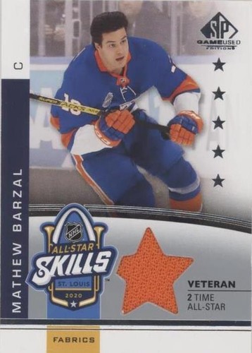 2020-21 Upper Deck SP Game Used - Mathew Barzal #ASV-MB