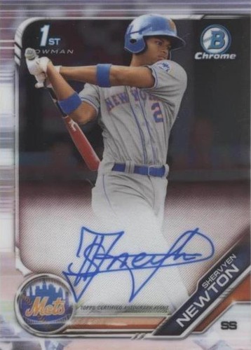 2019 Bowman Chrome - Shervyen Newton #CPA-SN