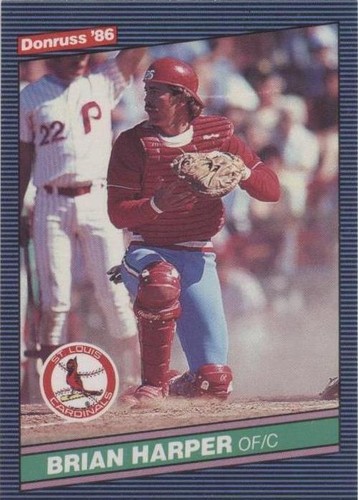 1986 Donruss - Brian Harper #547