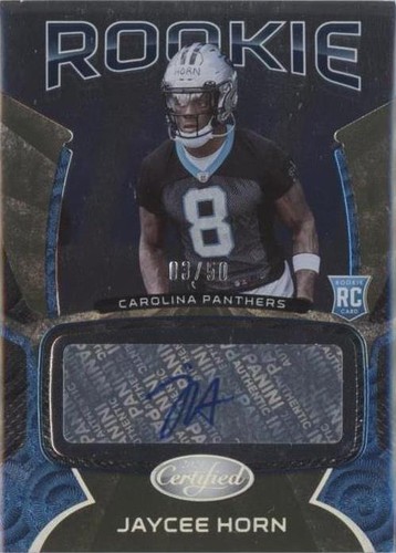 2021 Panini Certified Jaycee Horn #RS-JH