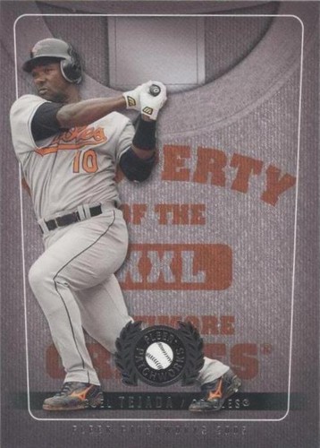 2005 Fleer Patchworks - Miguel Tejada #4 PO