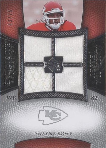 2007 Upper Deck Exquisite Collection Dwayne Bowe #XXL-BO